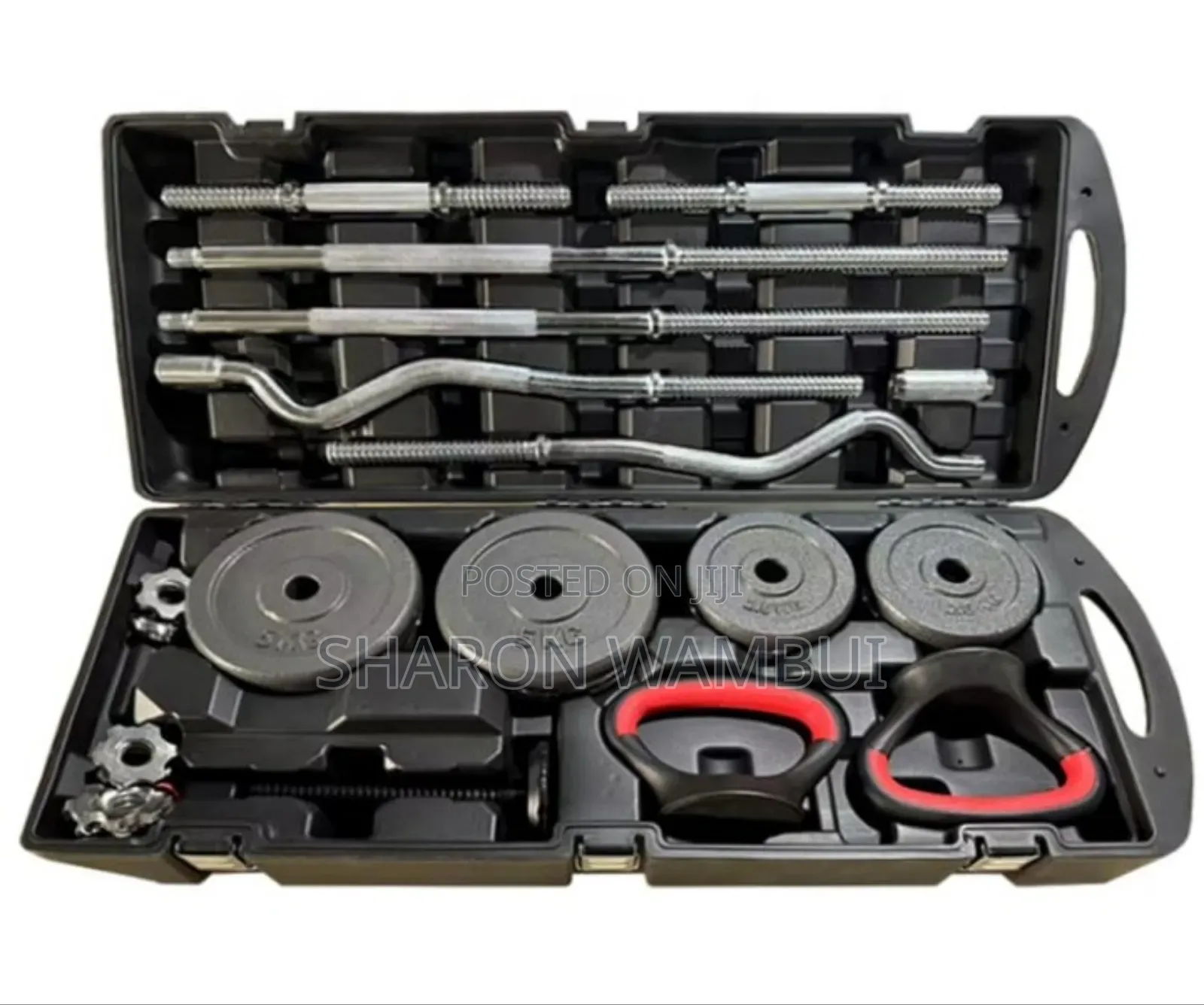 New 58Kg Adjustable Dumbbells and Barbell Set/58Kg Adjustable Dumbbell