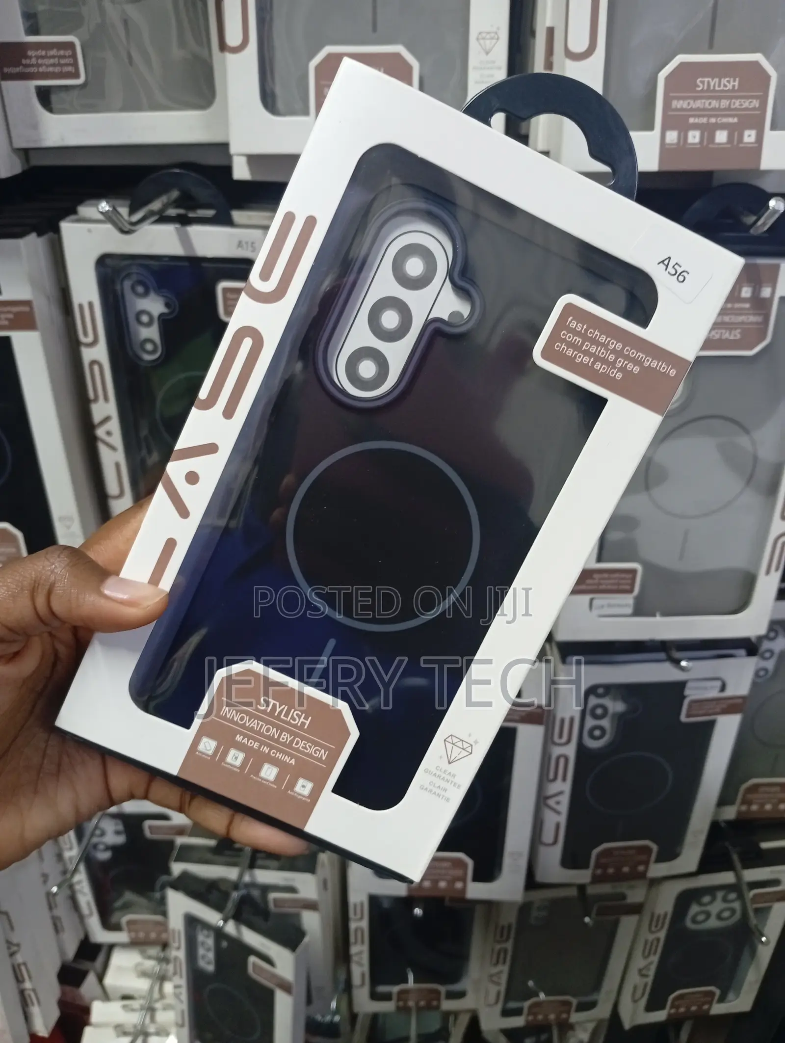 Translucent MagSafe Smartphone Back Cover for the Samsung Galaxy A56