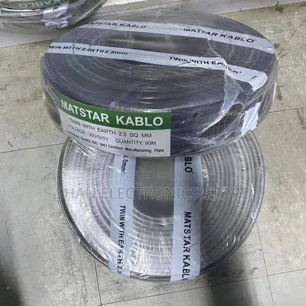 Heavy-Duty Performance 90M 2.5MM Twin With Earth Flame