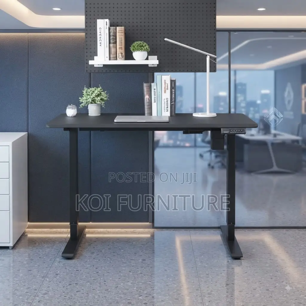 Office Desk; 1.2 Meters Electric Ergonomic Height Stand Sit Desk