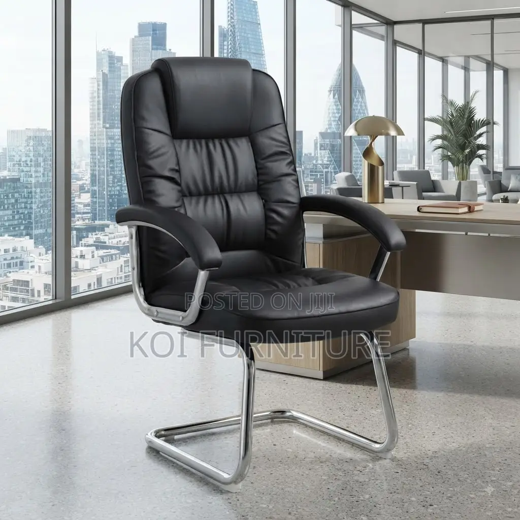 Office Chairs; Leather High Backrest Heavy Tuff Office Chairs