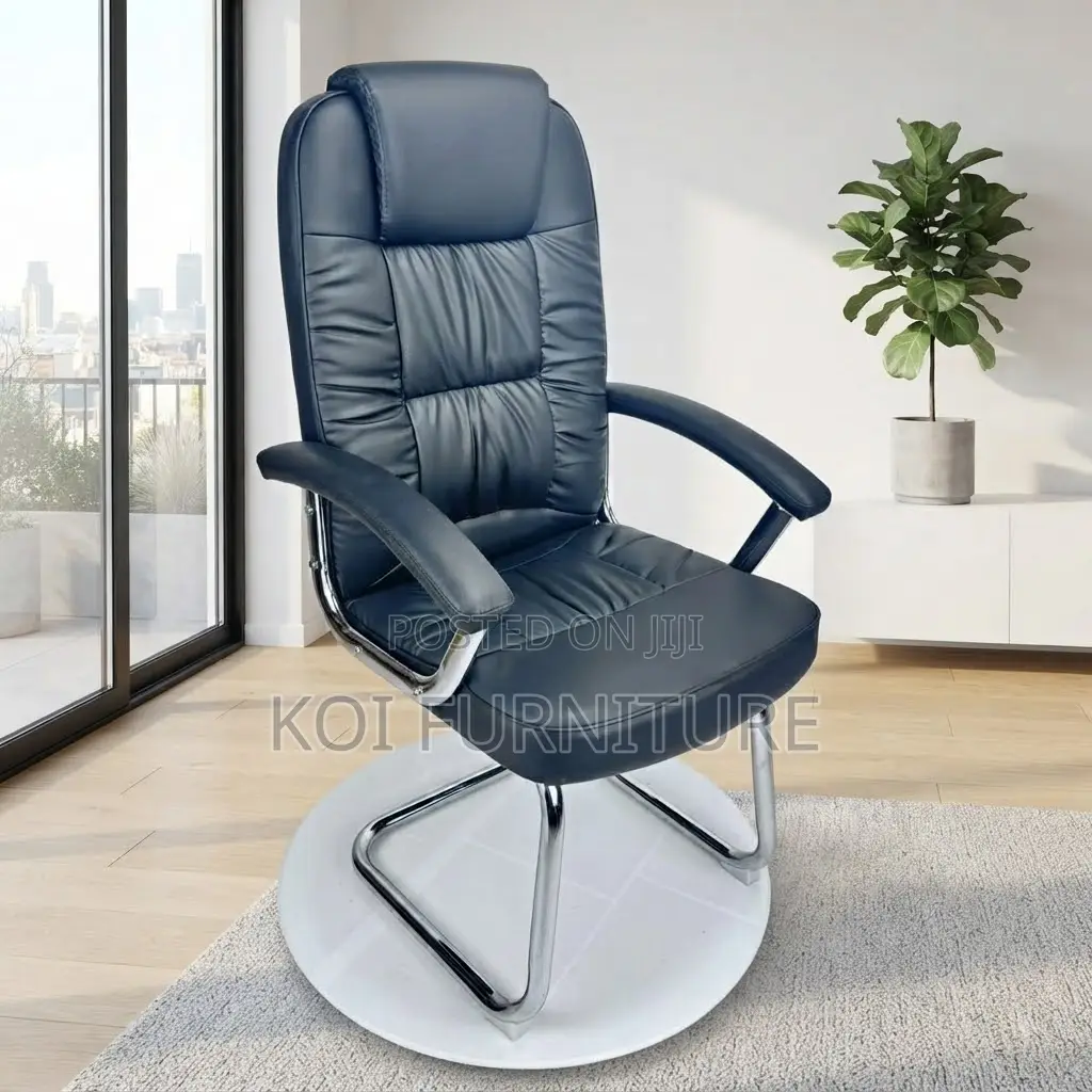 Office Chairs; Leather High Backrest Heavy Tuff Office Chairs