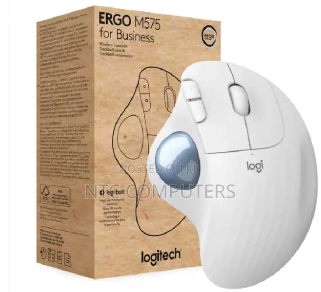 Logitech Ergo M575 Wireless Trackball Mouse for Business