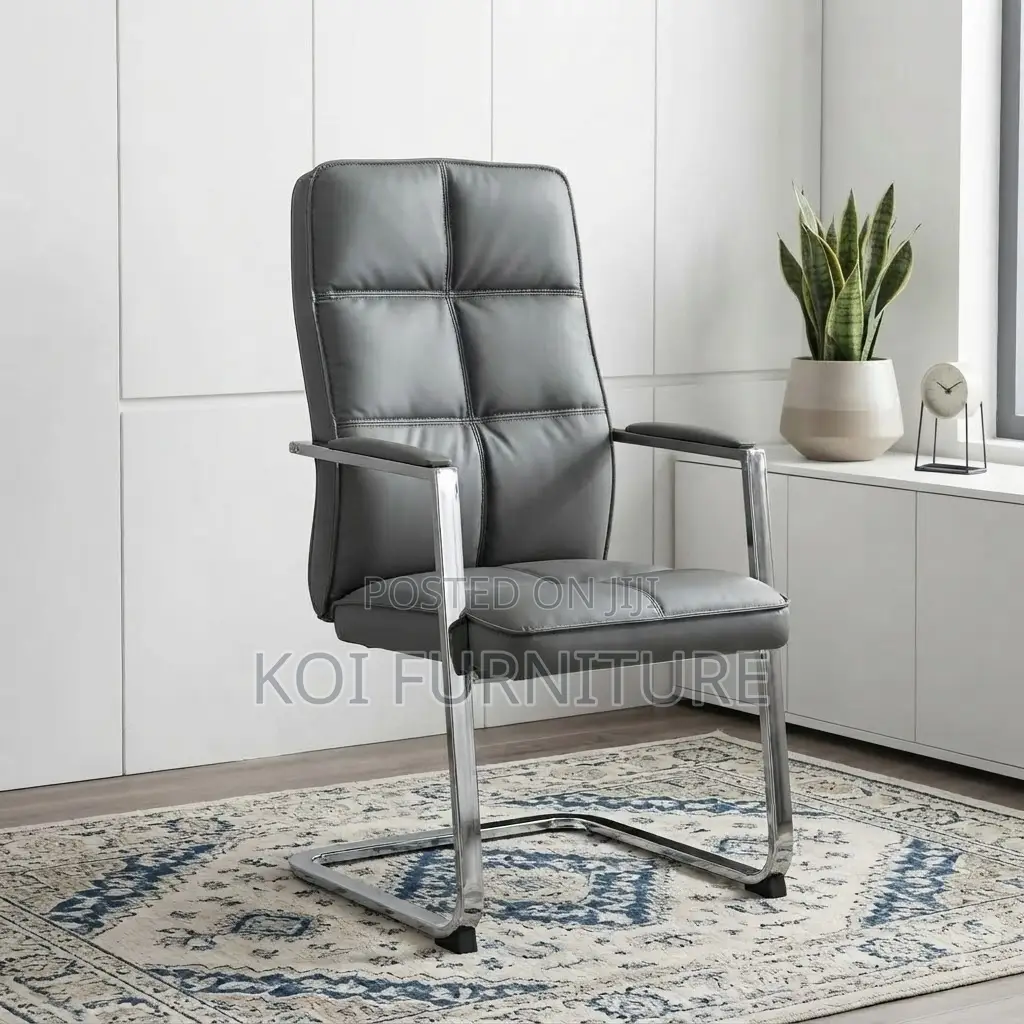 Office Chairs; Visitors Executive Leather Sledd Chairs