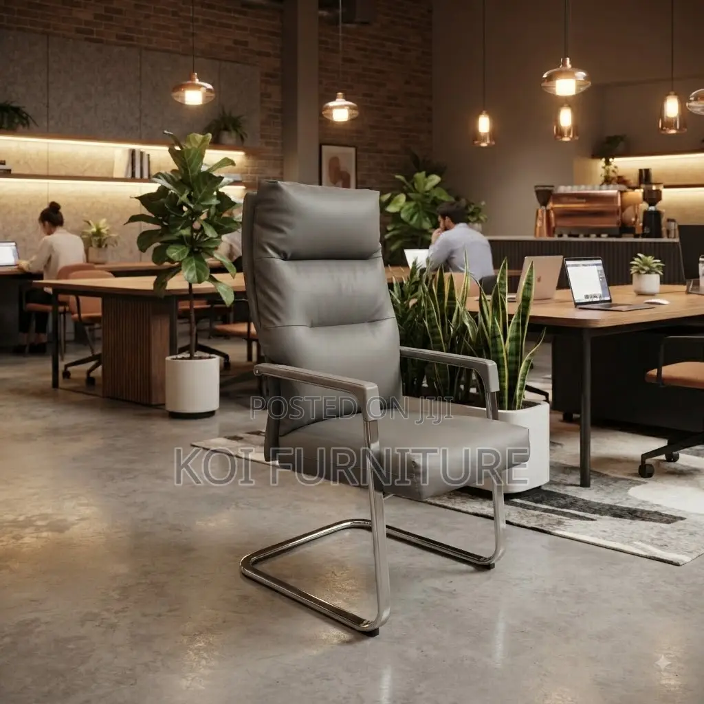 Office Chairs; Visitors Executive Leather Sledd Chairs