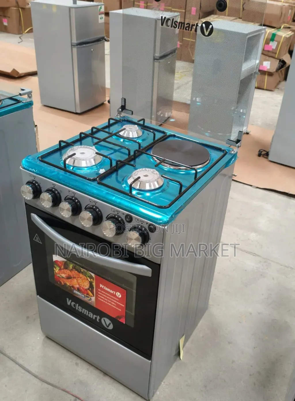 50*55 Volsmart 3+1 JET VL23 Standing Cooker