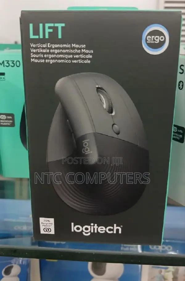 Logitech Lift Bluetooth Vertical Ergonomic Mouse - GRAPHITE/BLACK