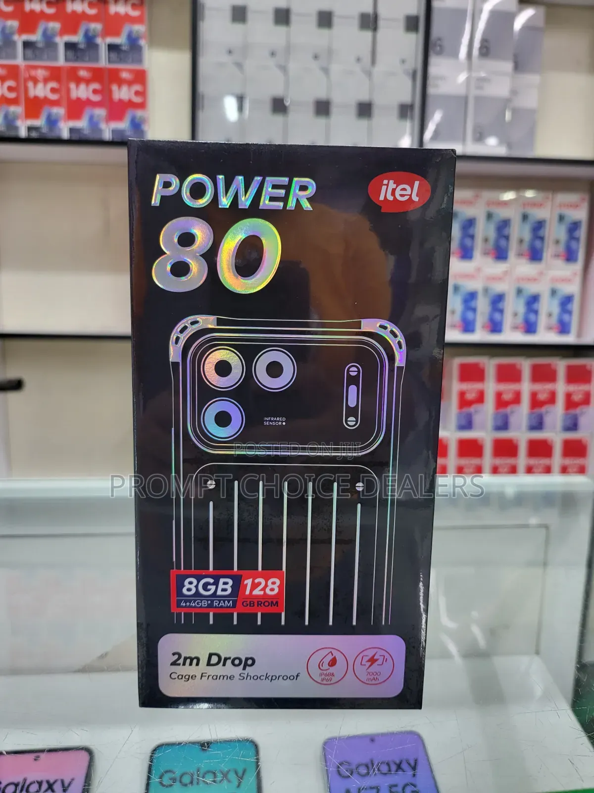 New Itel Power 80 128 GB Black