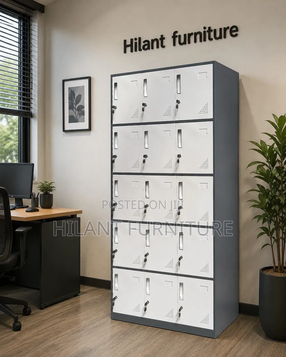 15-Doors Storage Lockable Cabinet.