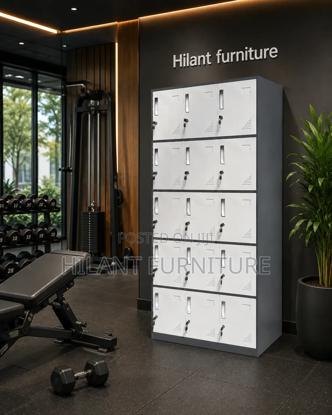 15-Doors Storage Lockable Cabinet.