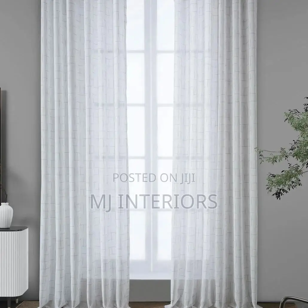 Premium Sheer Curtains for Modern Living Room Decoration