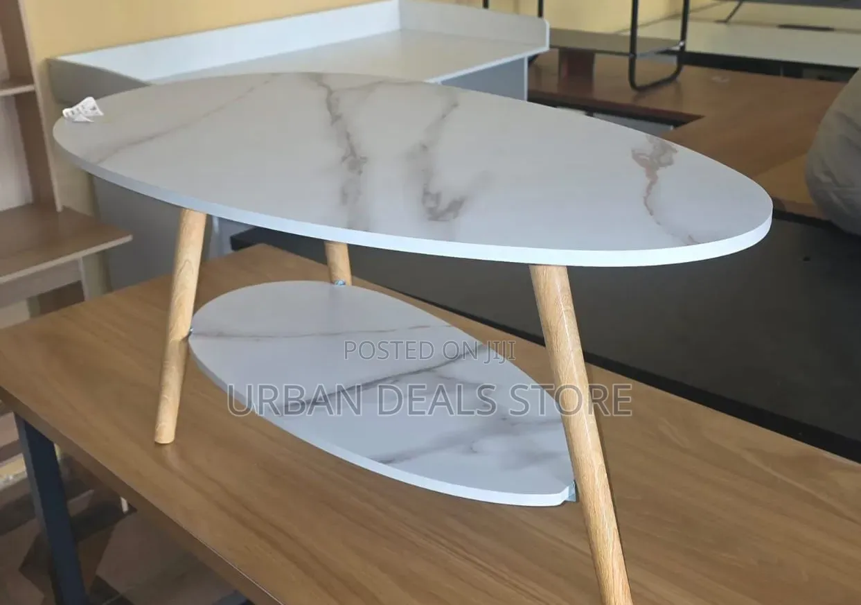 Executive MDF Marble Coffee Table / Bedside Table
