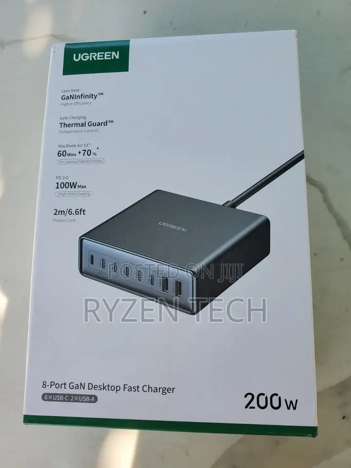 UGREEN GaN 200W Desktop Charger (6-Port) - CD271