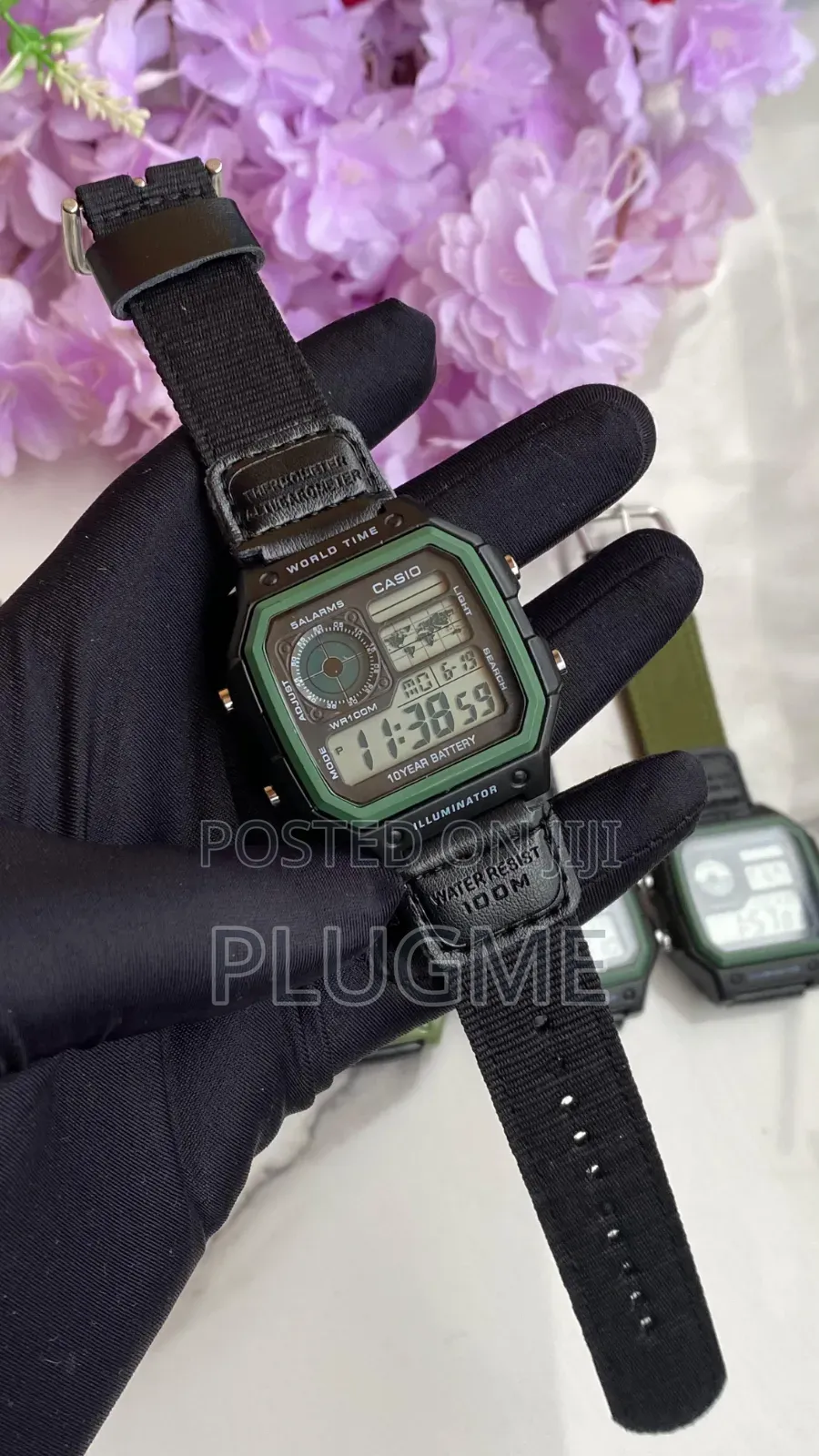 Casio Worldtime Digital Display Watch