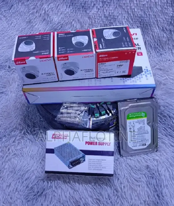 Complete 4-Piece 2MP HD Dahua Security Camera Kit