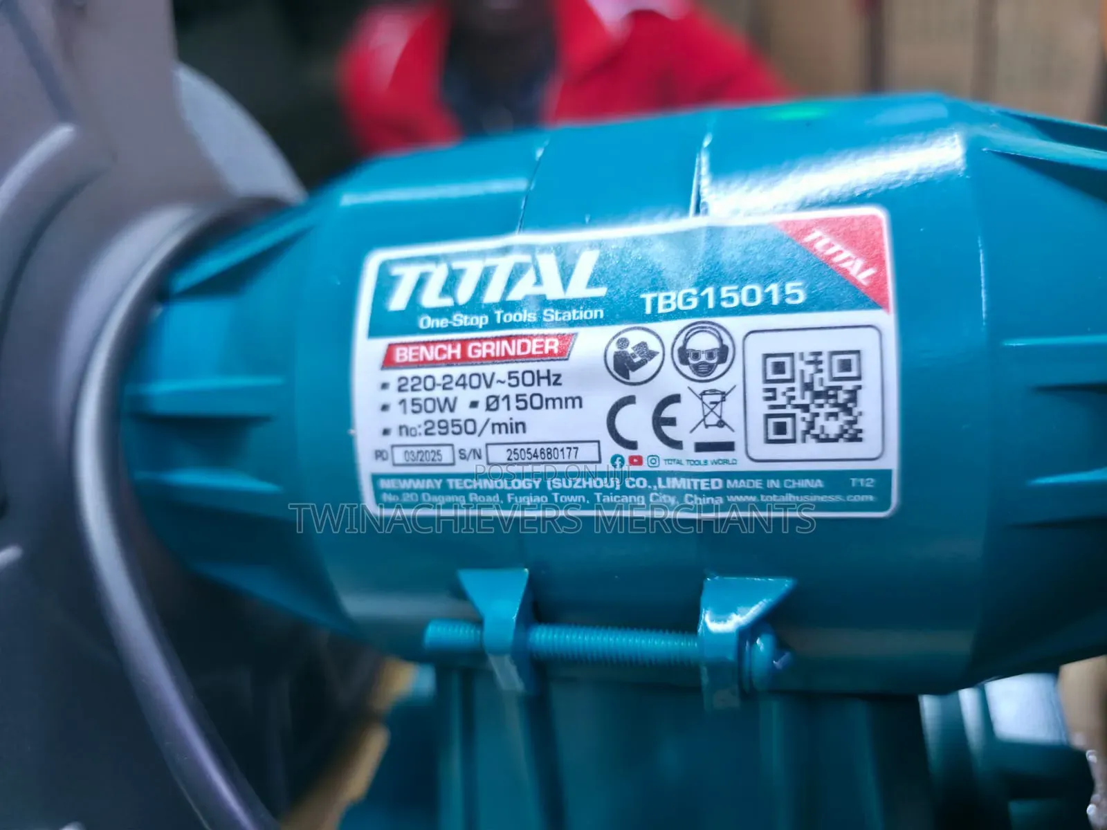 Bench Grinder/Total 150w 6inch Bench Grinder