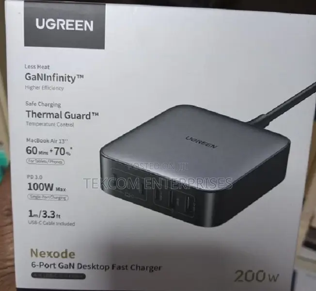 UGREEN GaN 200W Desktop Charger (6-Port) - CD271