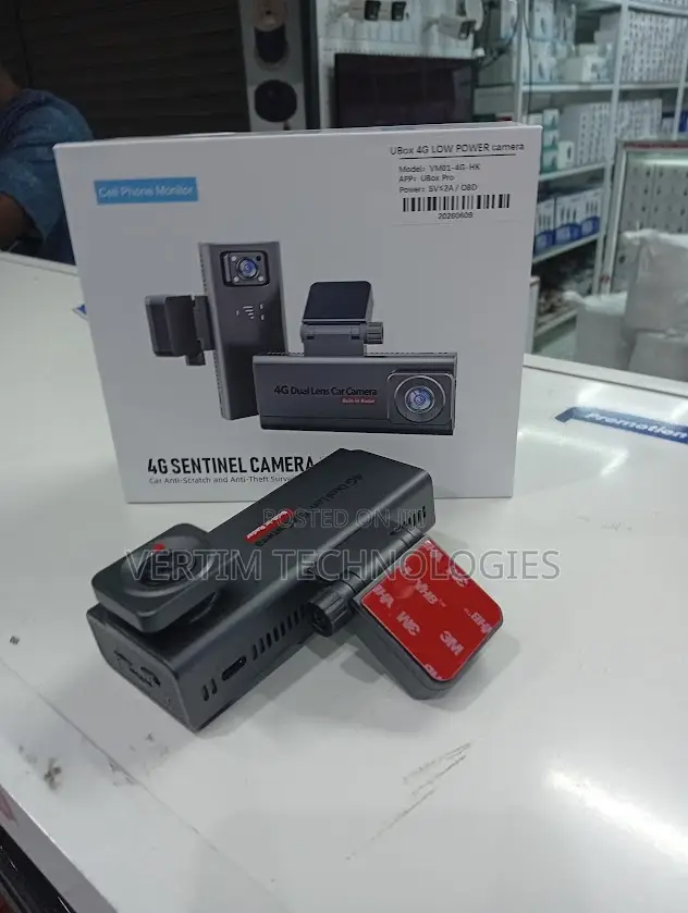 4G UBOX Car Dash Cam – Front Rear Recording With Remote Monitoring