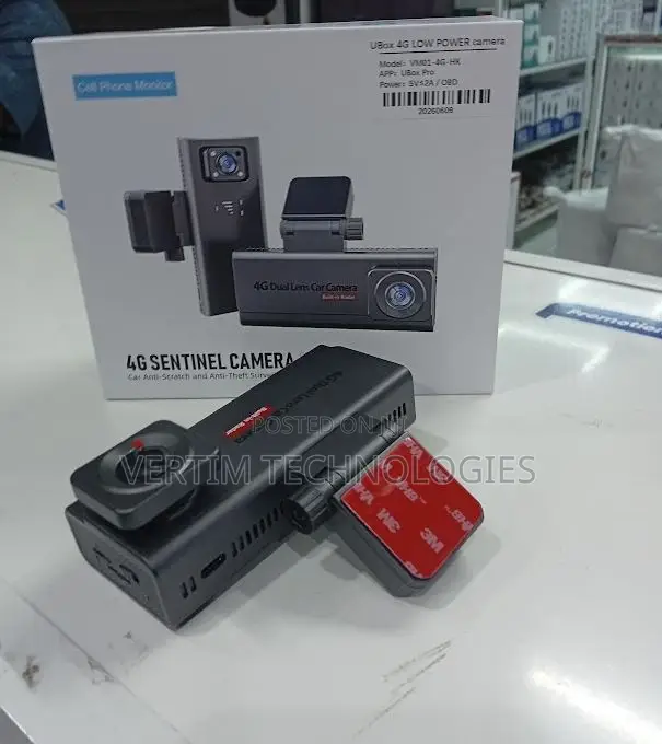 4G UBOX Car Dash Cam – Front Rear Recording With Remote Monitoring