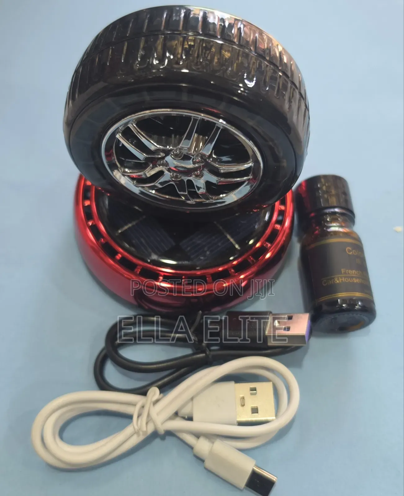 Wheel Car Dashboard Solar Powered Fragrance (With Essential Oil)