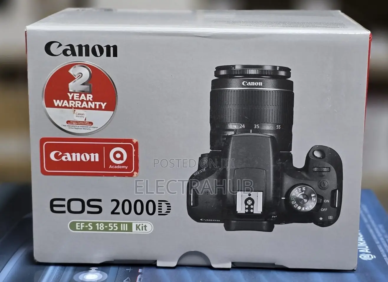 Canon Eos 2000d 18-55mm Lens New Sealed in a Shop