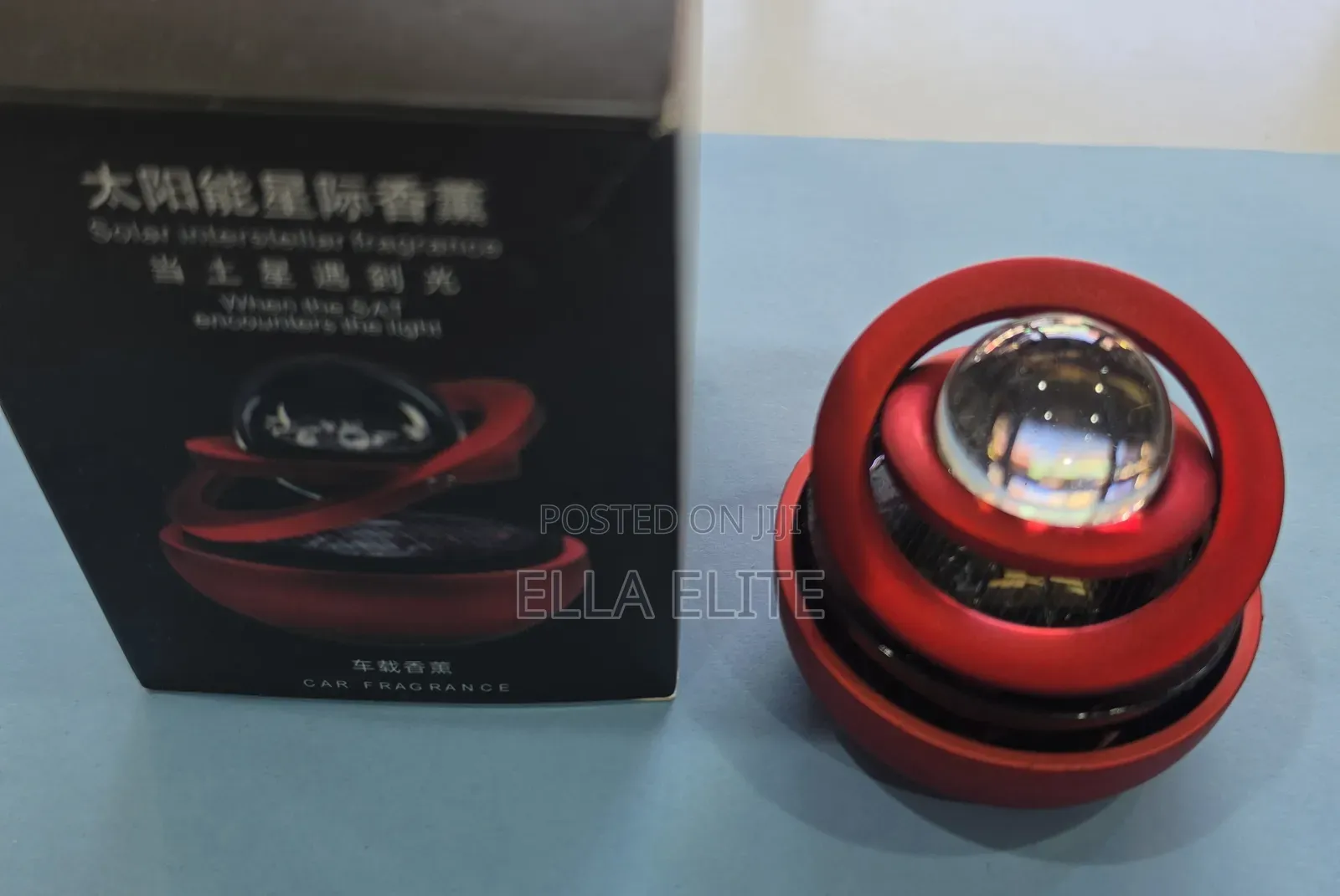 Globe Car Dadhboard Solar Powered Diffuser Aroma(with Essential Oil)