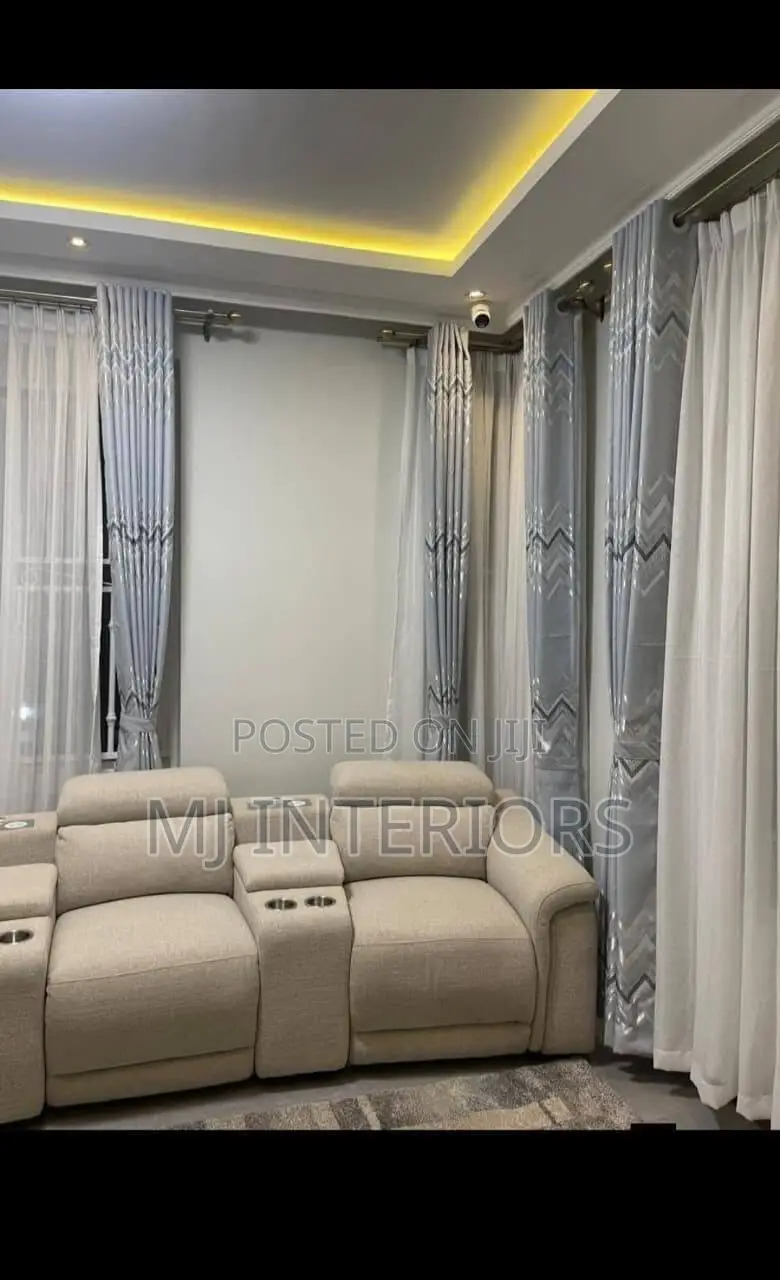 Modern Eyelet Drapes for Living Room and Bedroom Decor
