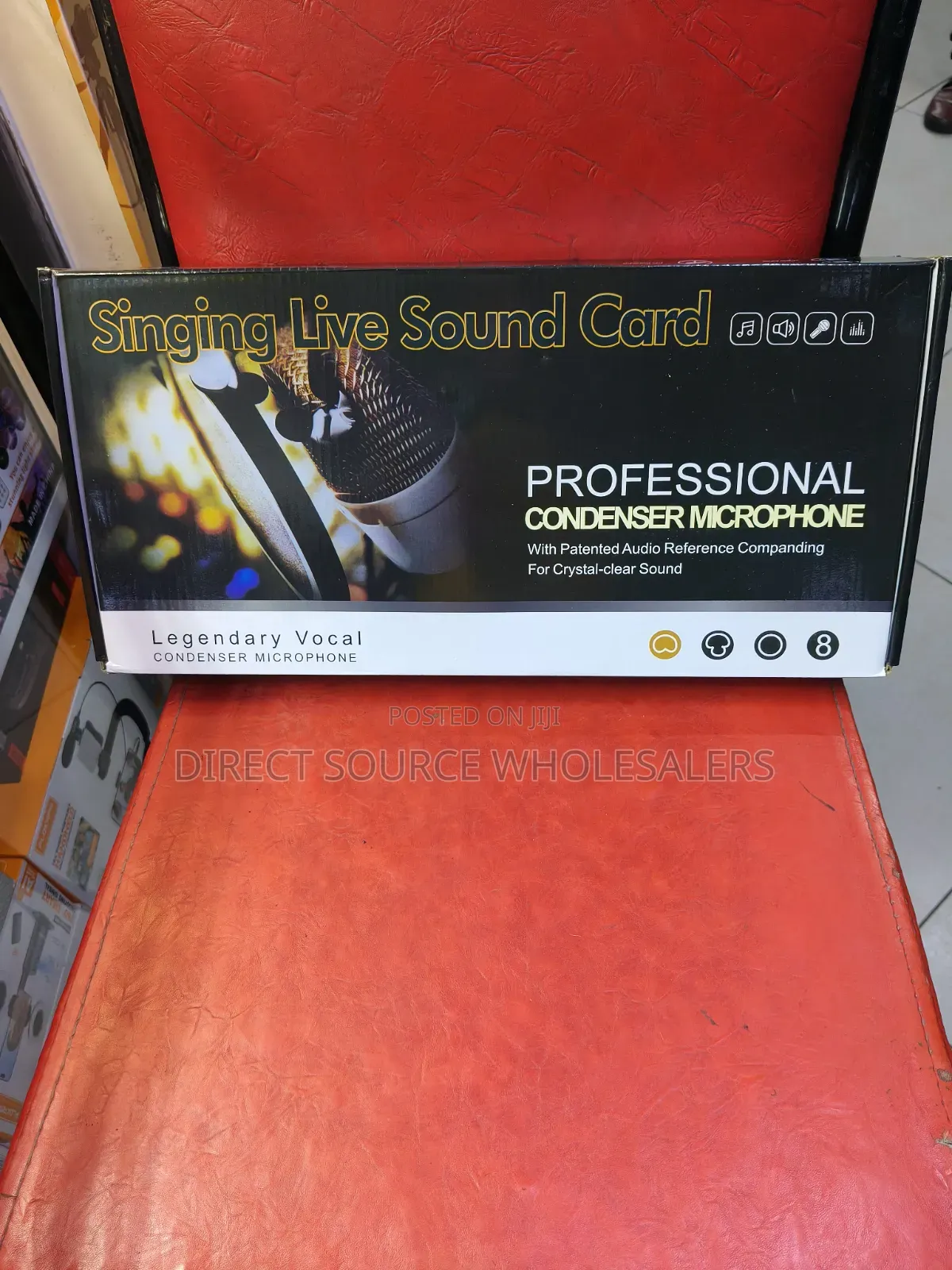 BM800 Condenser Microphone V8 Sound Card – Live Streaming Podcast