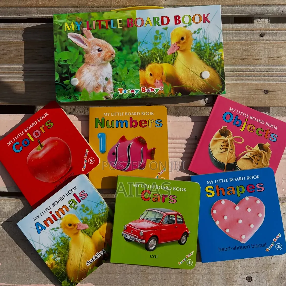 Set of 6 Colorful Board Games – Fun Family Games