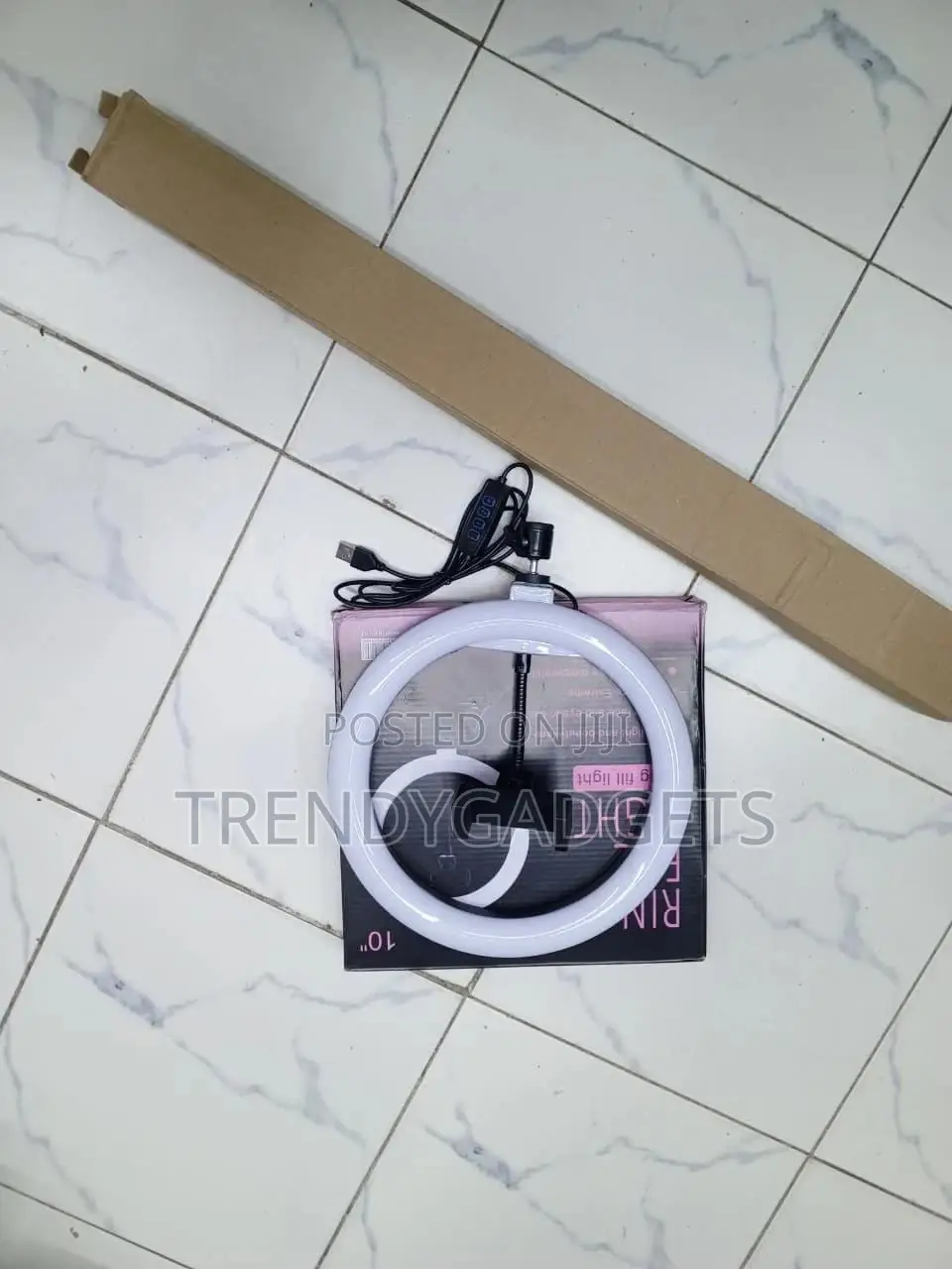10 Inch Selfie Ring Light With Stand Flexible Phone Holder