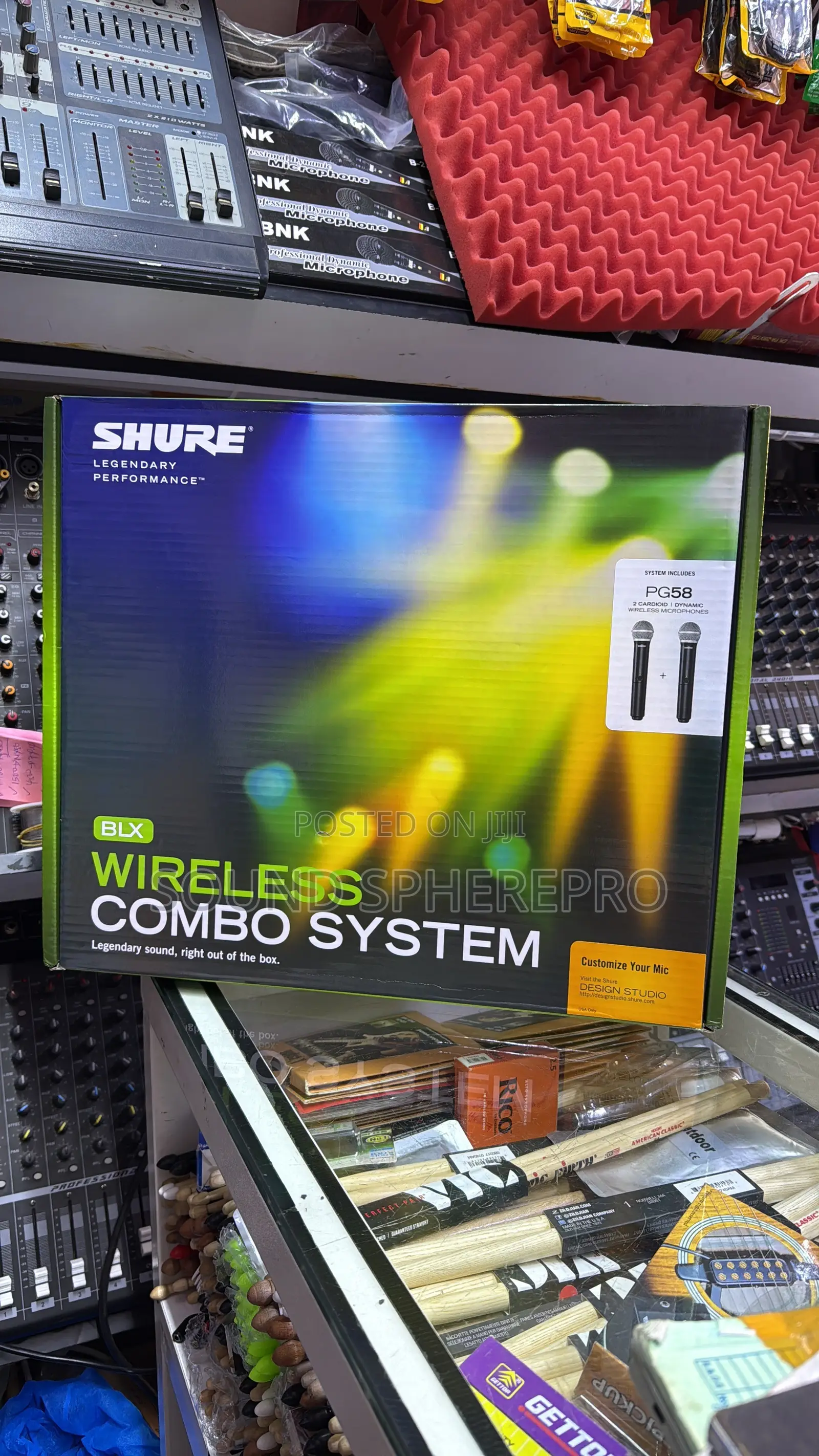 Shure Pg 58 Shure Combo 2in1 Wireless Microphone