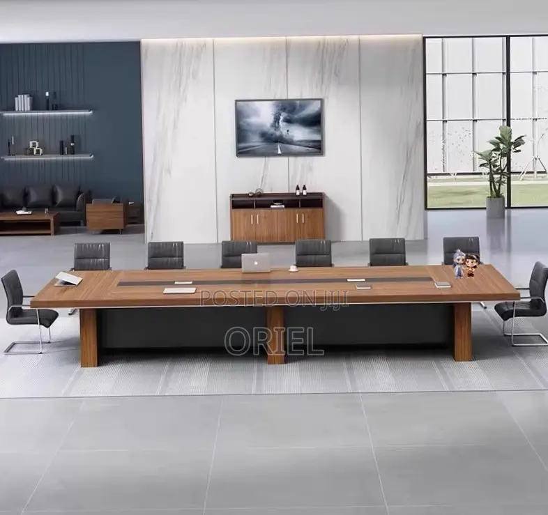 Office Table : 3000mm Office Conference Meeting Boardroom Table
