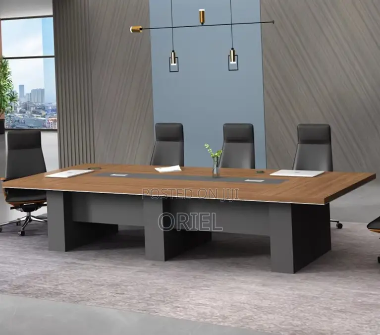 Office Table : 3000mm Office Conference Meeting Boardroom Table