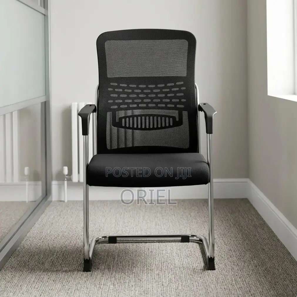 Office Chair : Mesh Visitor Office Chair With Chrome Cantilever Frame