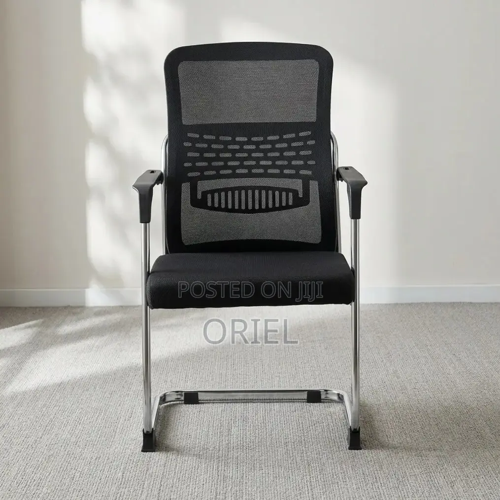 Office Chair : Mesh Visitor Office Chair With Chrome Cantilever Frame