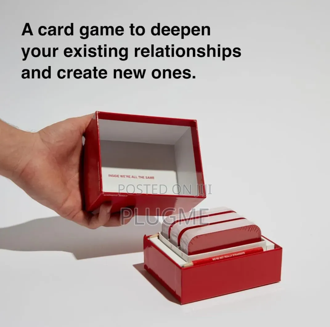 We're Not Really Strangers- Conversation Card Game