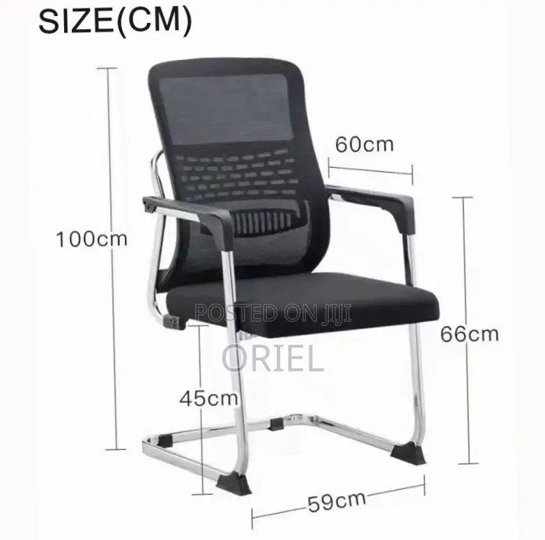Office Chair : Mesh Visitor Office Chair With Chrome Cantilever Frame
