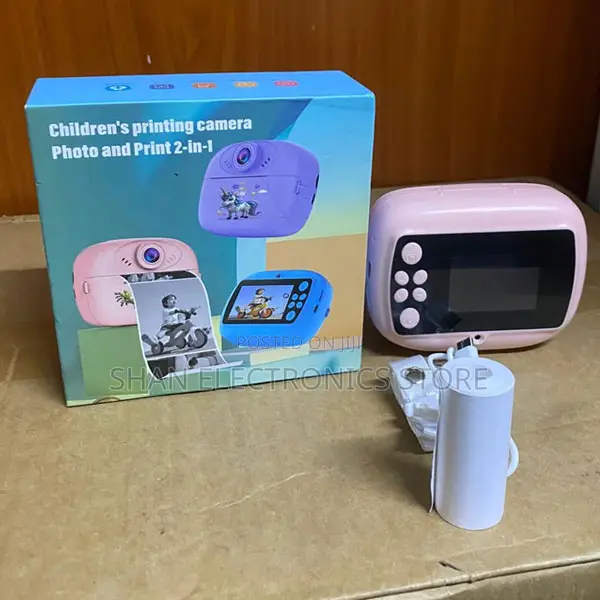 1080P Instant Digital Camera With 4 Color Print Paper Kids Cam