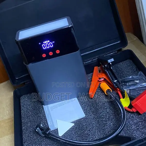 Q7 80000mAh 2-in-1 Car Jump Starter With Digital Tyre Pump