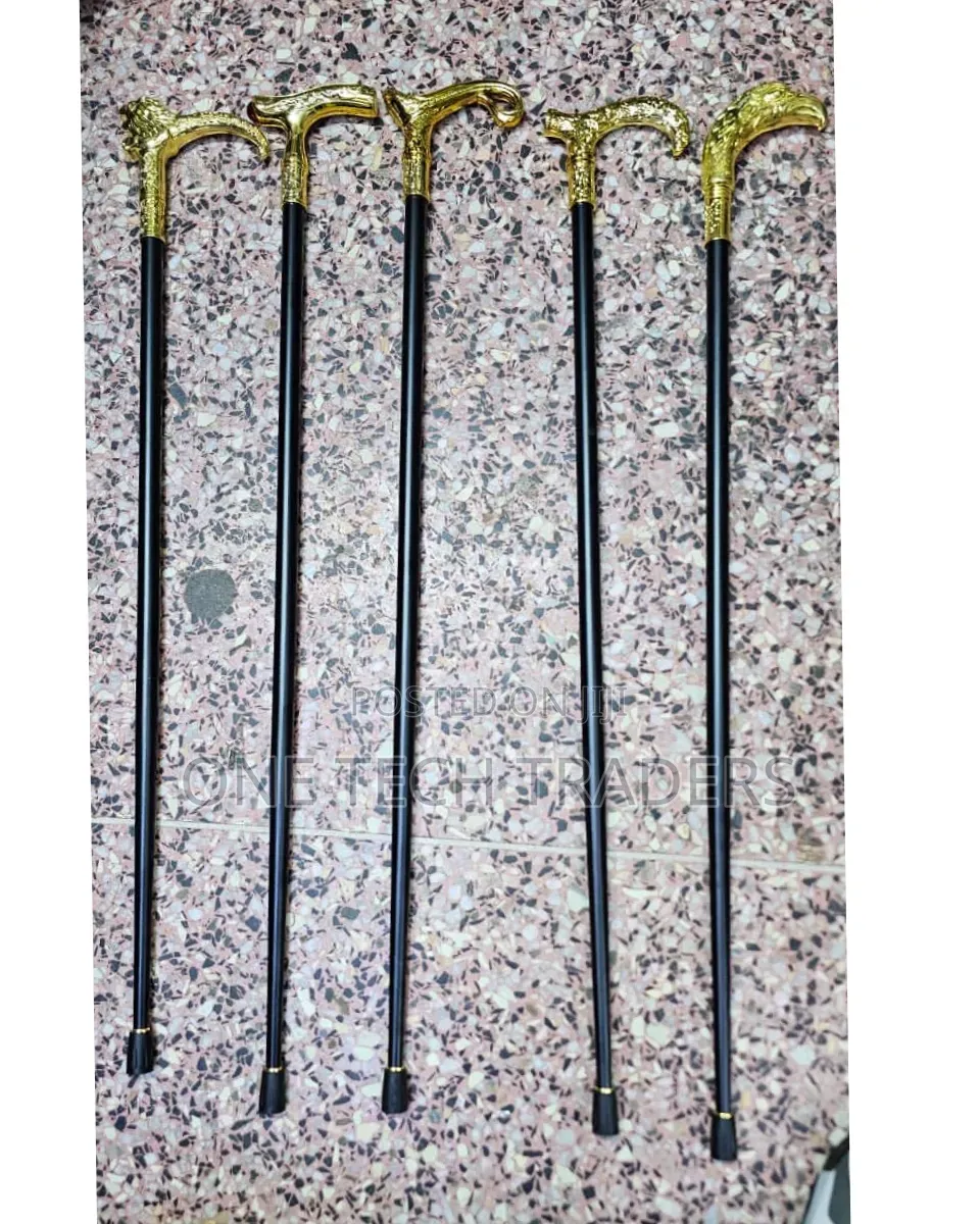 Sword Walking Stick/Gold/ Silver Handless