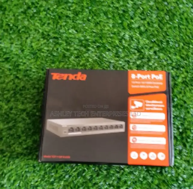 Tenda 8 Port PoE Switch for IP Cameras