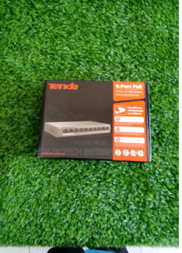 Tenda 8 Port PoE Switch – IP Camera Networking