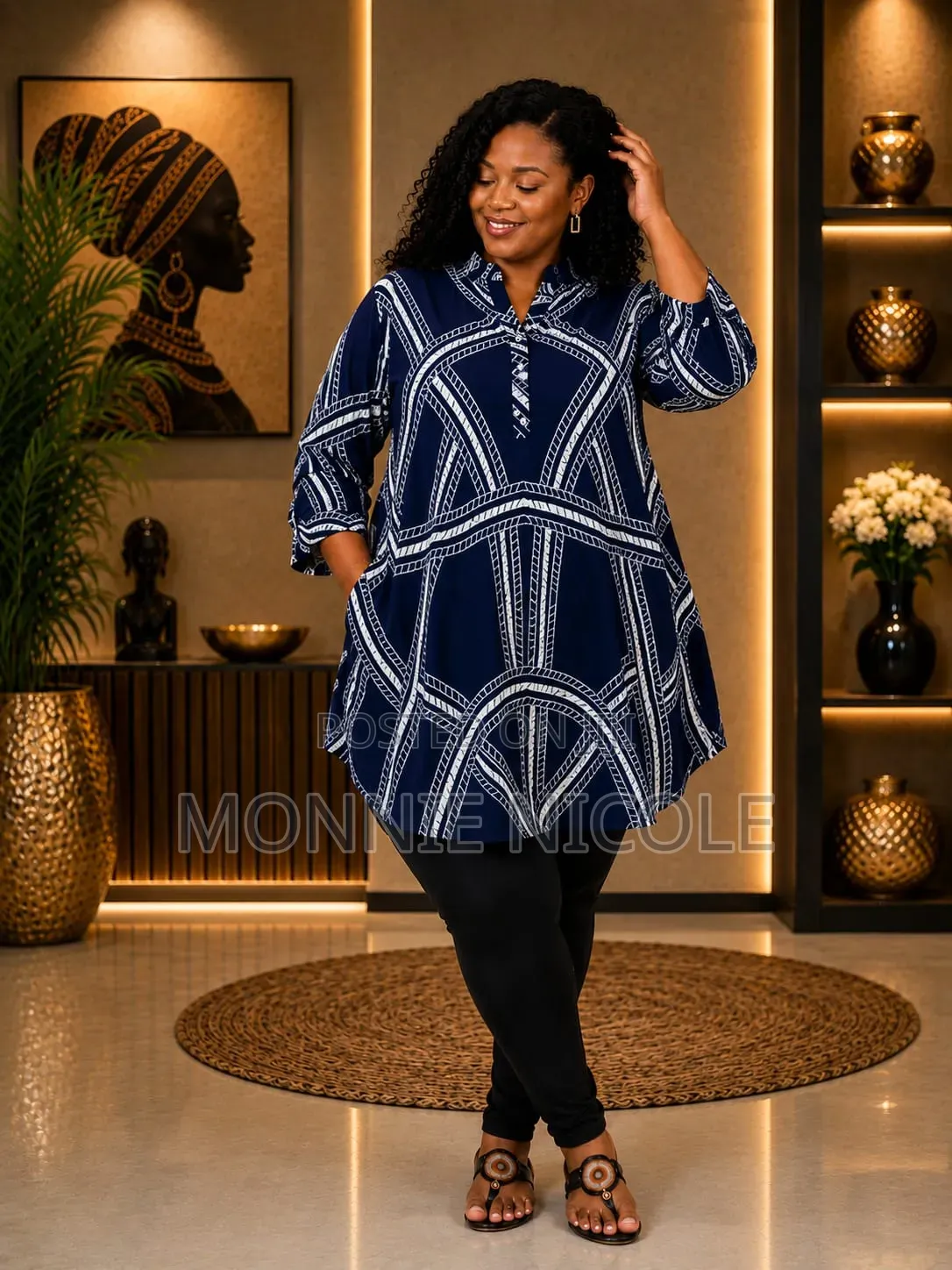 Ziva Maternity Top Dress Plus Tight/Plus Size Tops