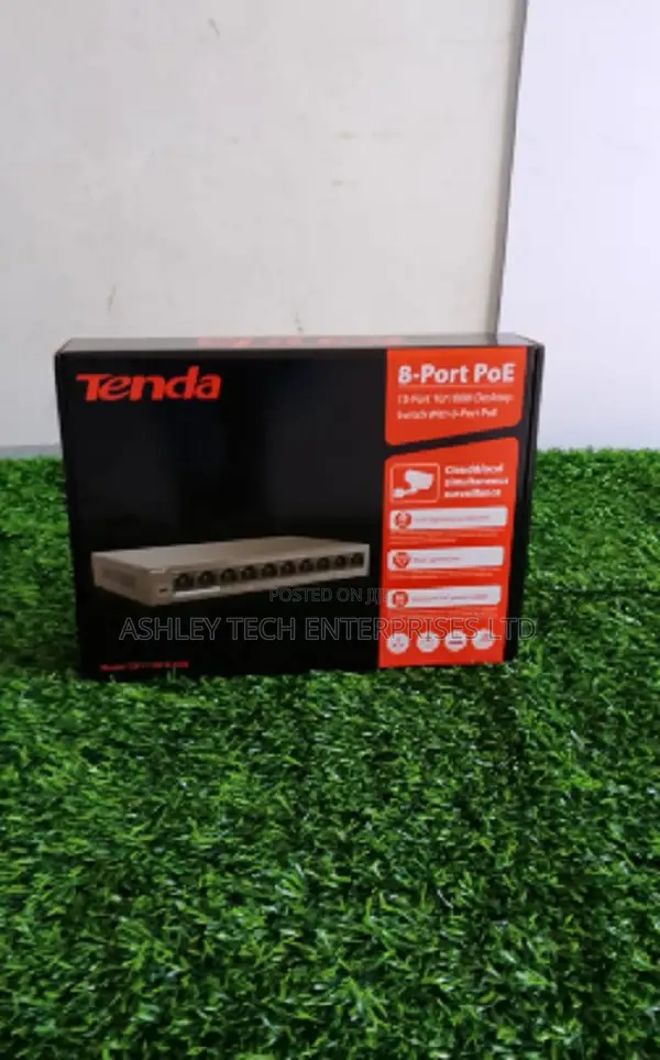 Tenda 8 Port PoE CCTV Switch