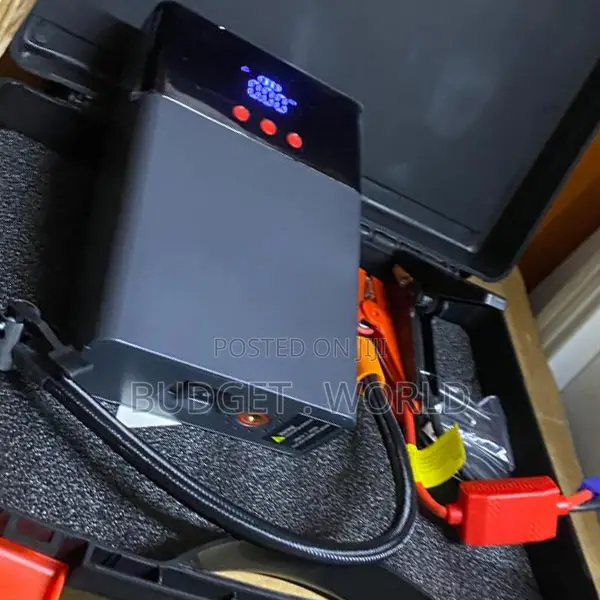 Q7 80000mAh Smart Car Jump Starter With Digital Air Compressor