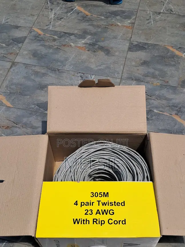 ADL CAT6 305M High-Speed Network Cable for Internet, Computers CCTV