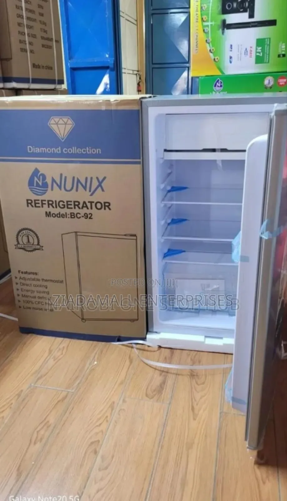 Low Power Consumption Nunix 92L Fridge. With Guard