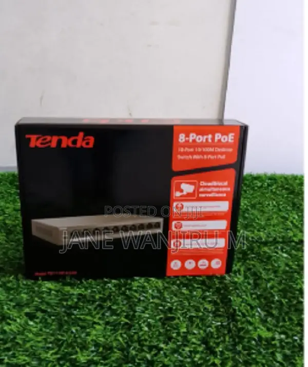 Tenda 8 Port PoE Security Camera Switch