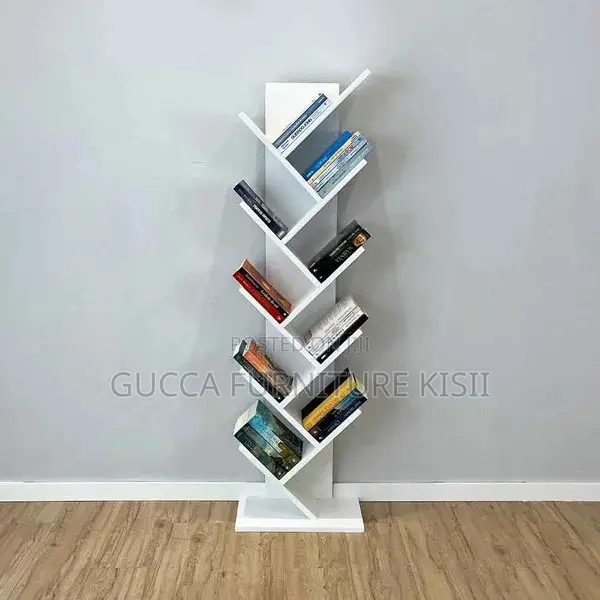 Bookshelf; Tree Tier Storage Bookshelf