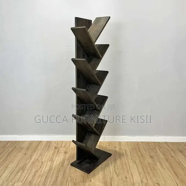 Bookshelf; Tree Tier Storage Bookshelf